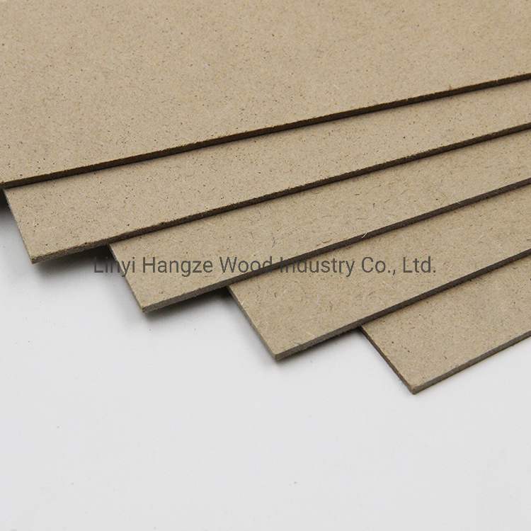 1220*2440mm Wanael Wood Fiber Material and Indoor Raw Medium Density Fiberboard, MDF HDF Board