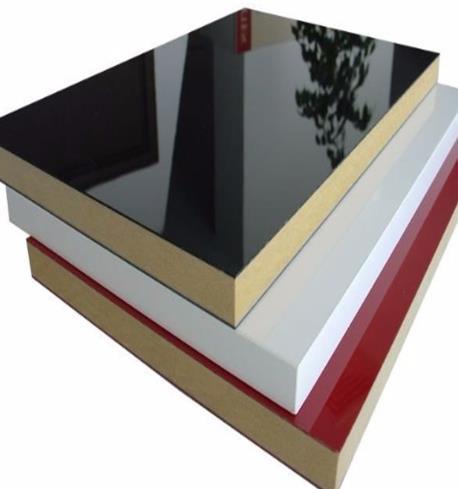 UV Flower Painted MDF Luxury Furniture High Gloss UV MDF Plywood Board