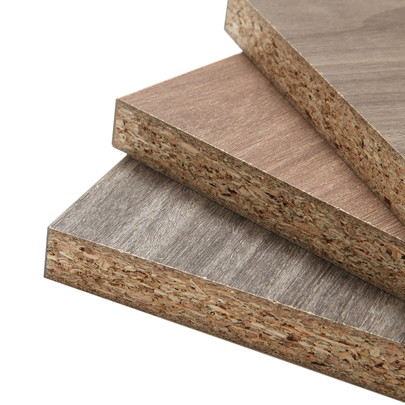 Linyi Factory Direct Woodgrain Melamine Coated Particle Board Multi-Grain Chipboard for Furniture