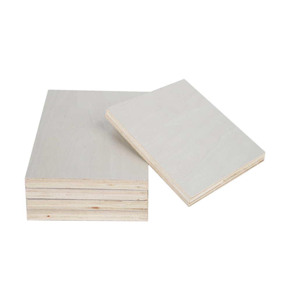 White Poplar Faced Plywood Board Cheap Price Plywood for Decoration