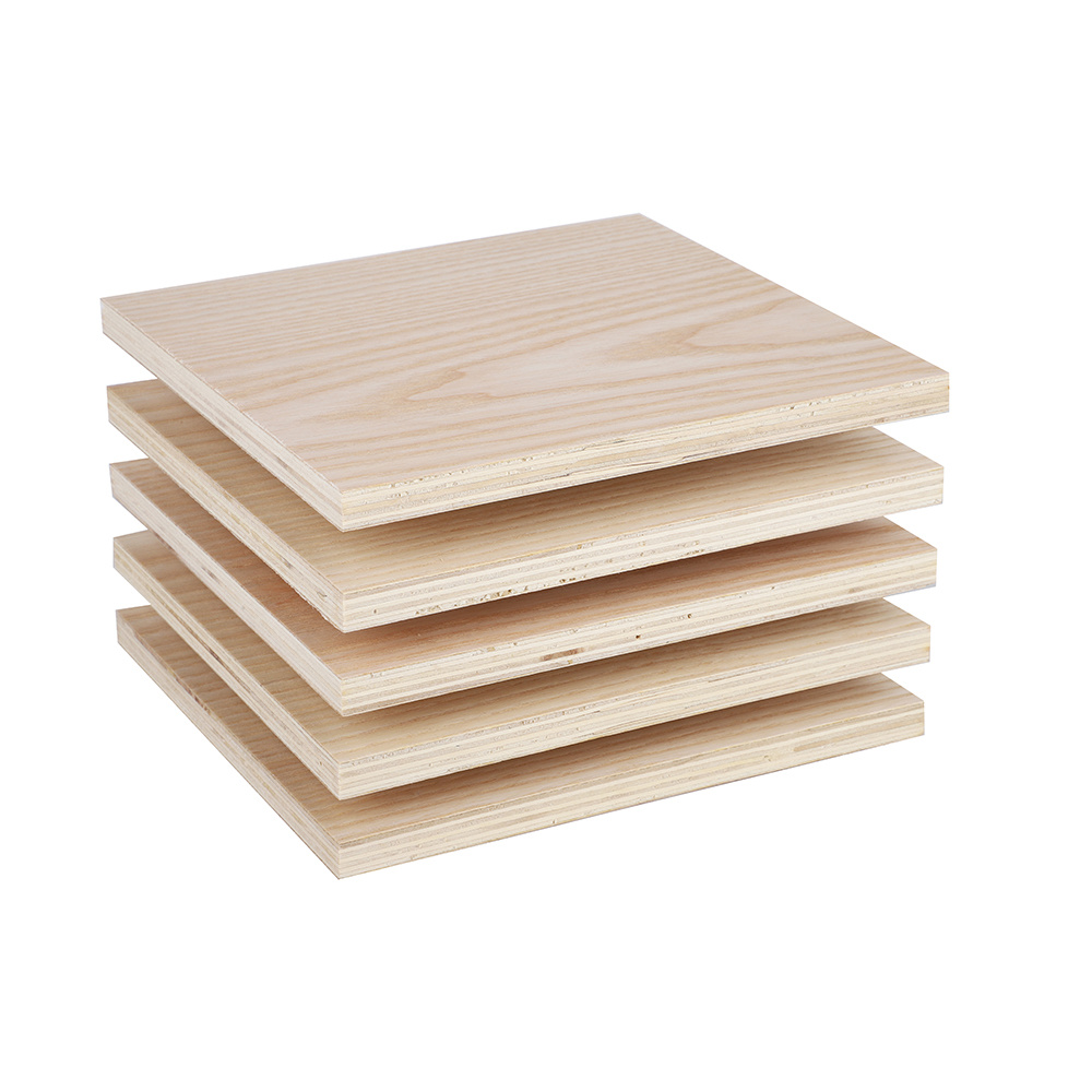 Cheap Price 18mm Pine Commercial Plywood Woodgrain Board for Furniture