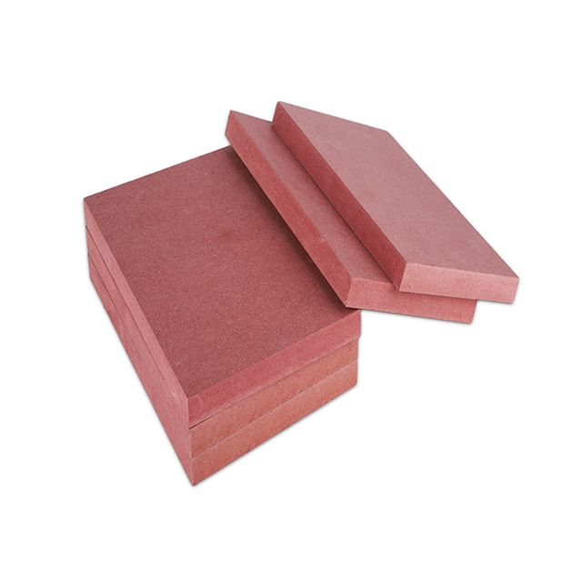 Red Color Fireproof MDF Board