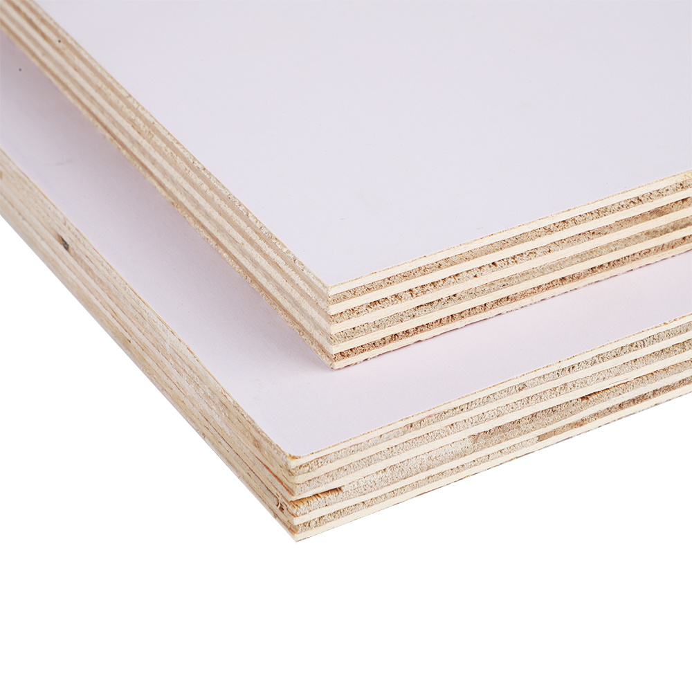Cold White Melamine Paper Faced Plywood Melamine Coated Plywood