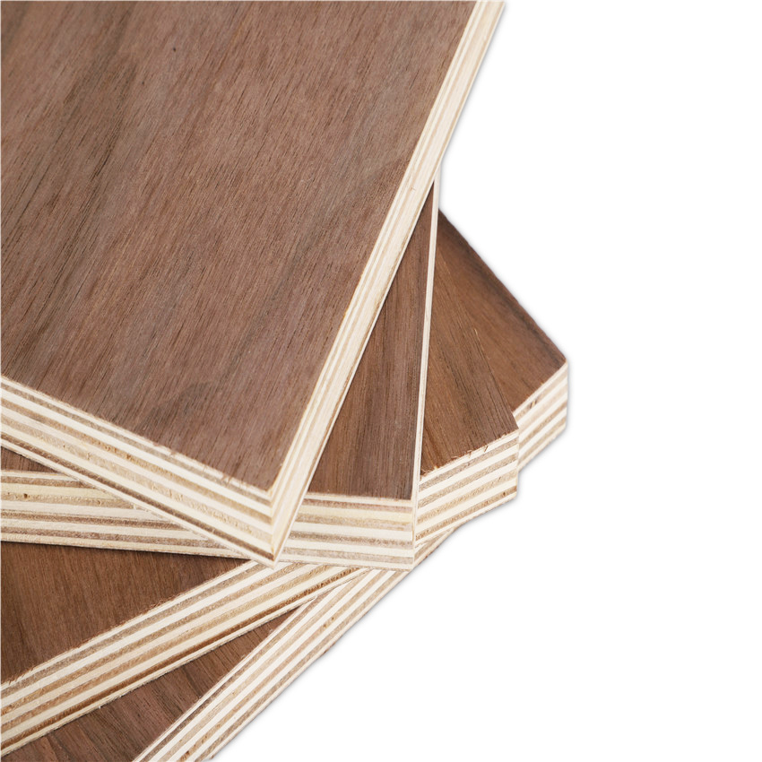 China Good Quality Walnut Plywood Wood Grain Commercial Board