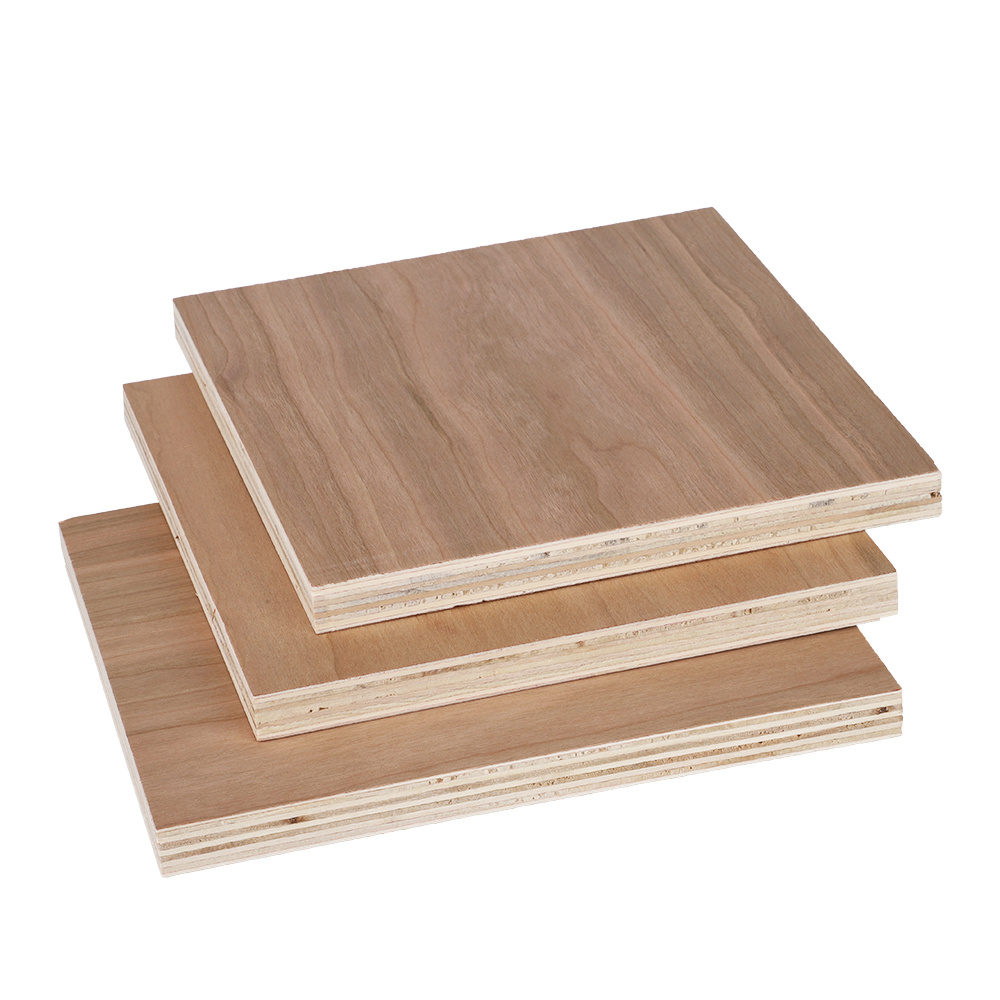 Red Cherry Plywood Different Woodgrain Design Plywood