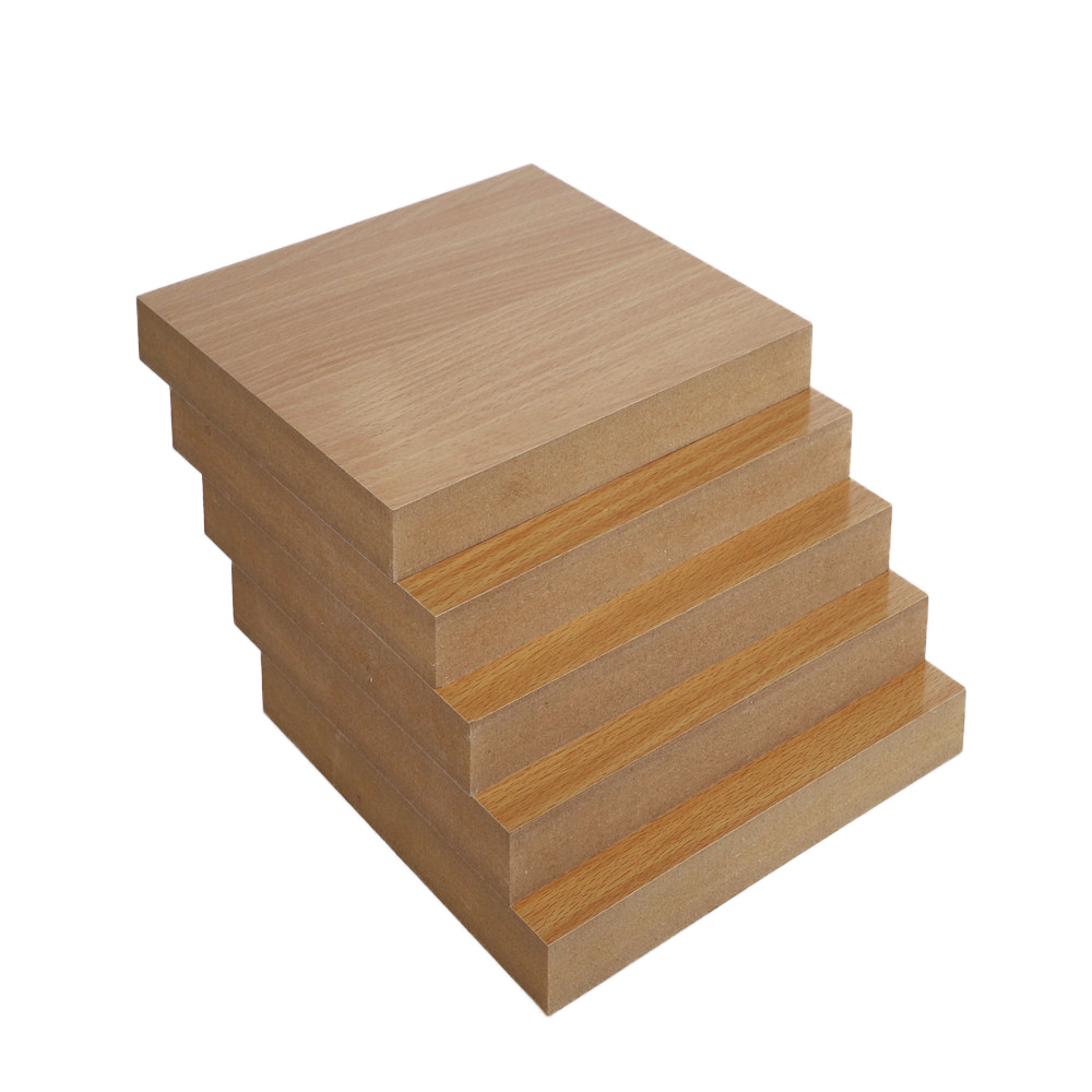 Melamine Paper Coated MDF Board Laminating Melamine MDF Board
