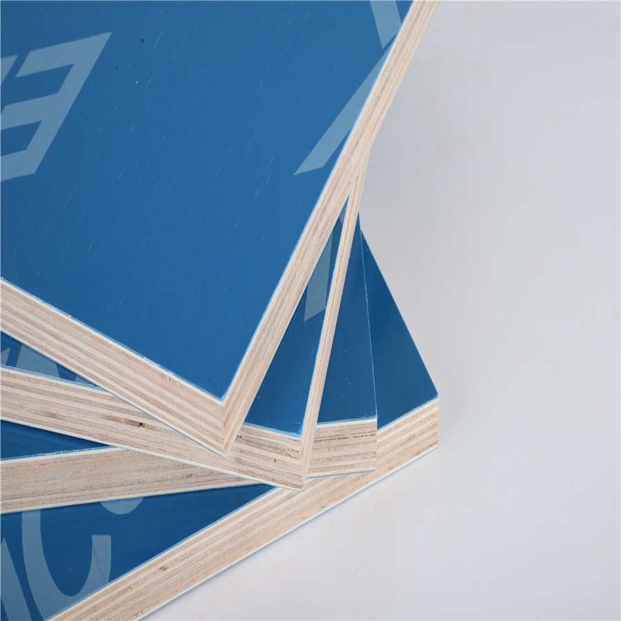 Blue Constrction Film Faced Plywood