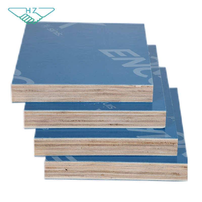 Black Brown Red Blue Film Faced Shuttering Plywood 12mm 18mm for Construction Material