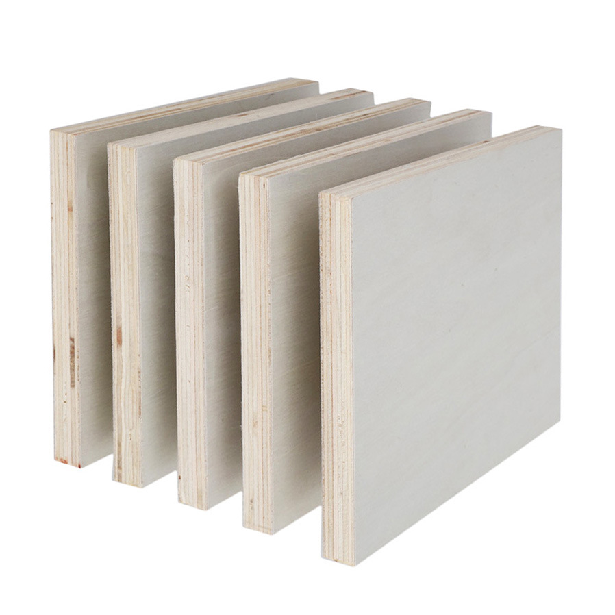 Excellent Quality 18mm Poplar Faced Commercial Plywood for Furniture
