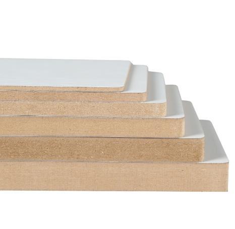 Melamine Walnut MDF/Walnut Laminated MDF/Color Laminated MDF for Decoration