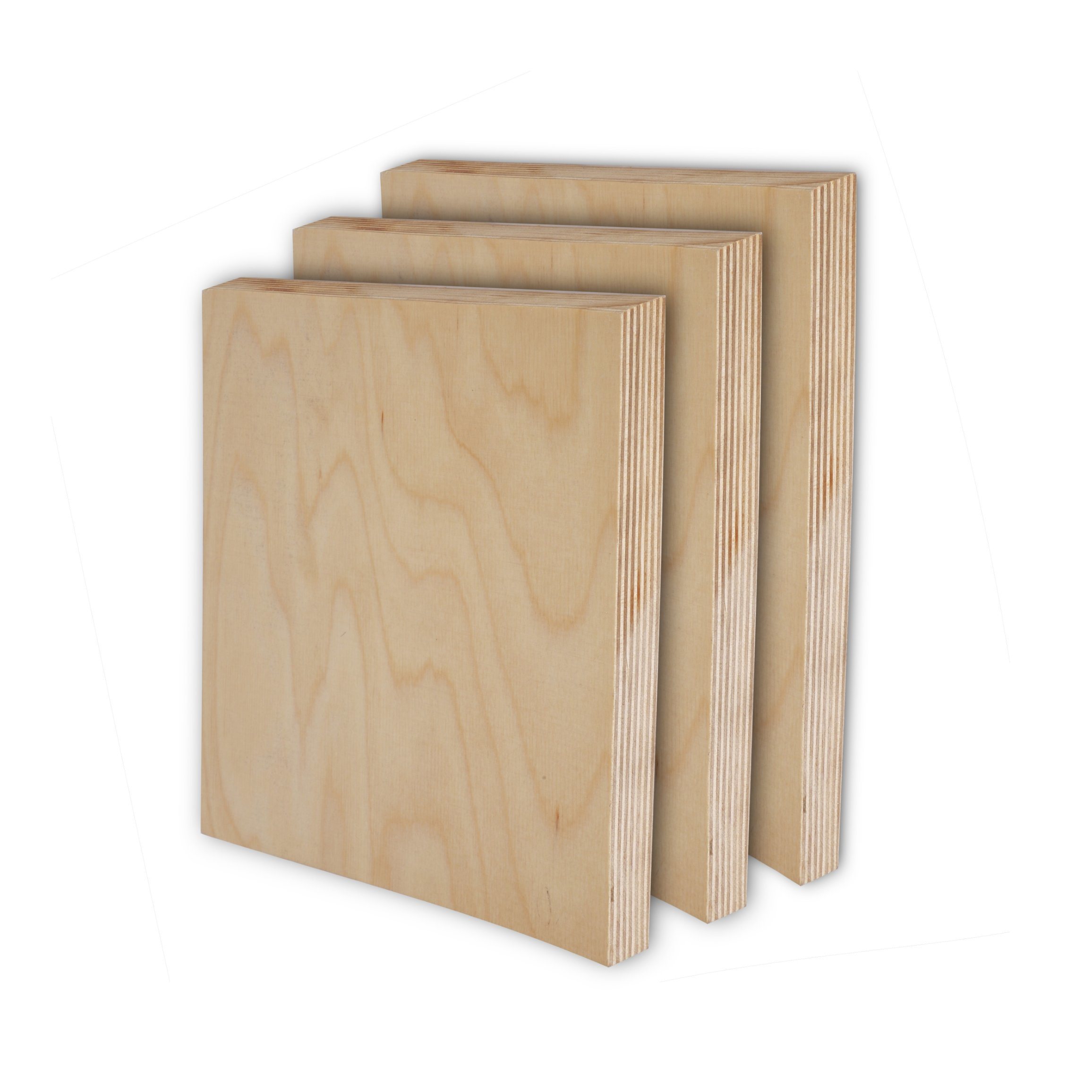 High Quality Brich Coated Plywood Raw Wood Color Plywood for Decoration