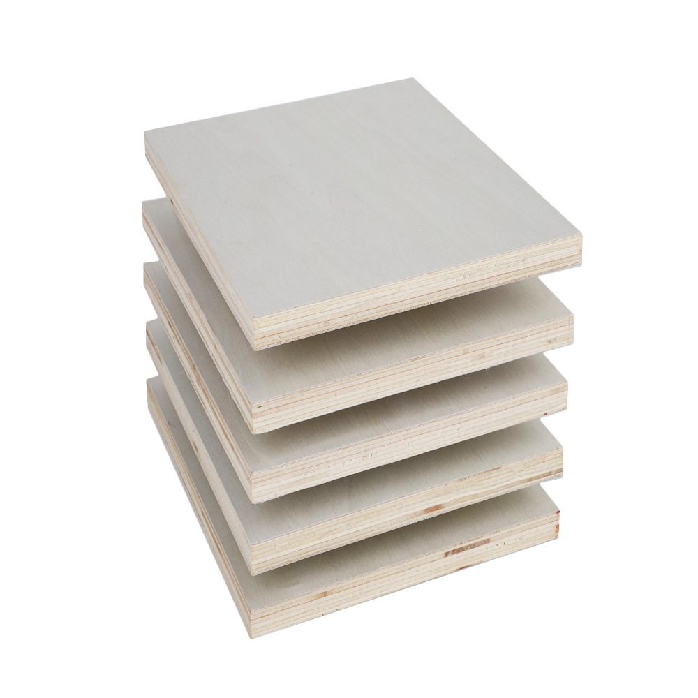 18mm Poplar Veneer Commercial Plywood for Furniture/Construction