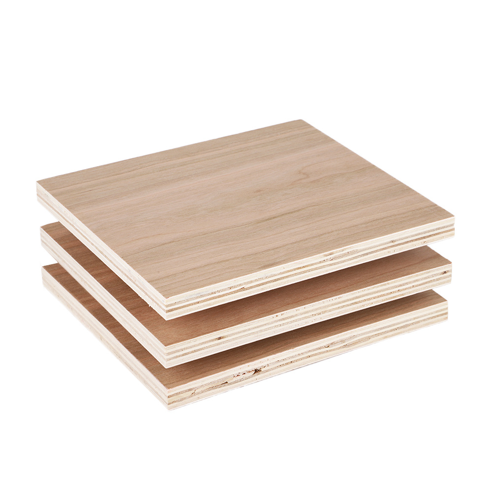 Laminated Fancy Plywood Cherry Plywood Board Woodgrain Faced Plywood for Construction