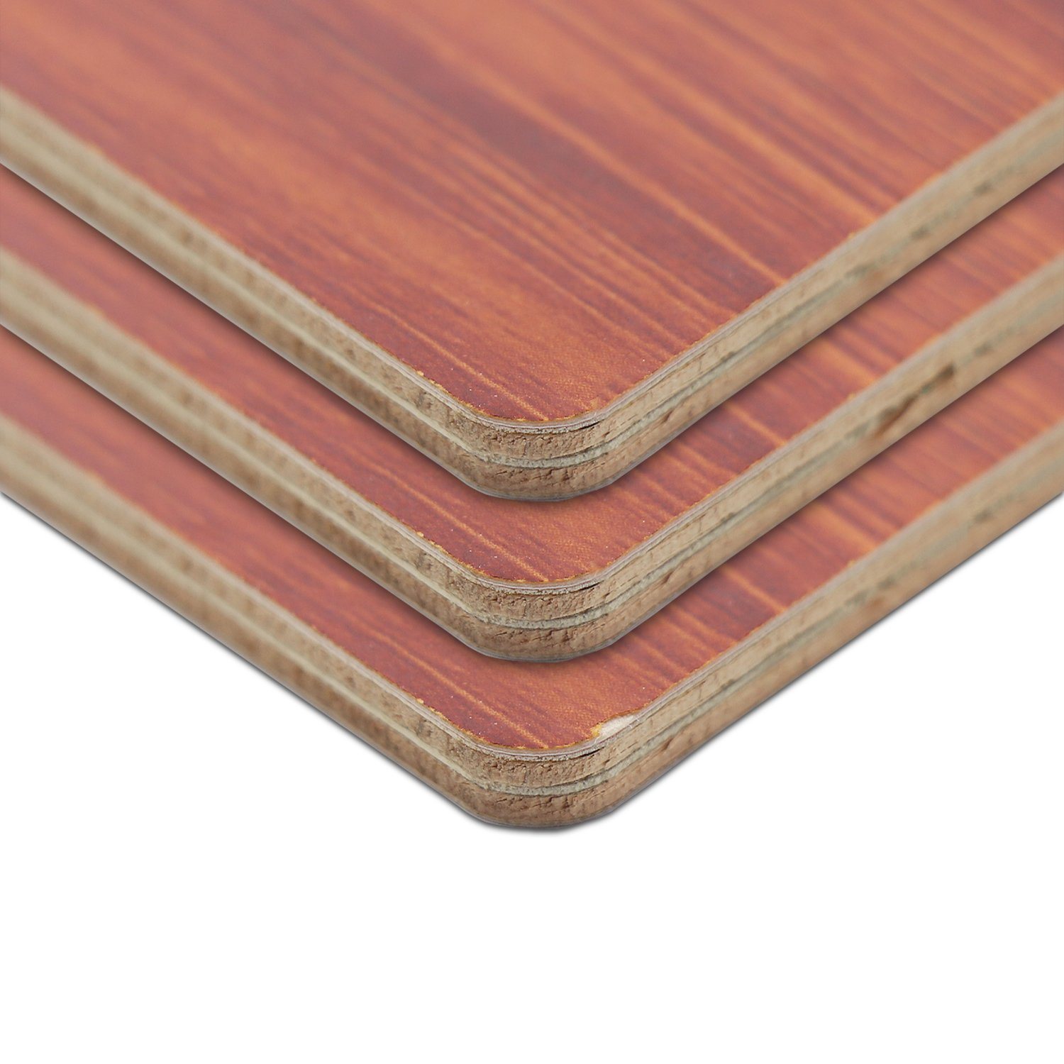 Wood Grain Faced Melamine Plywood Board High Gloss Plywood for Furniture