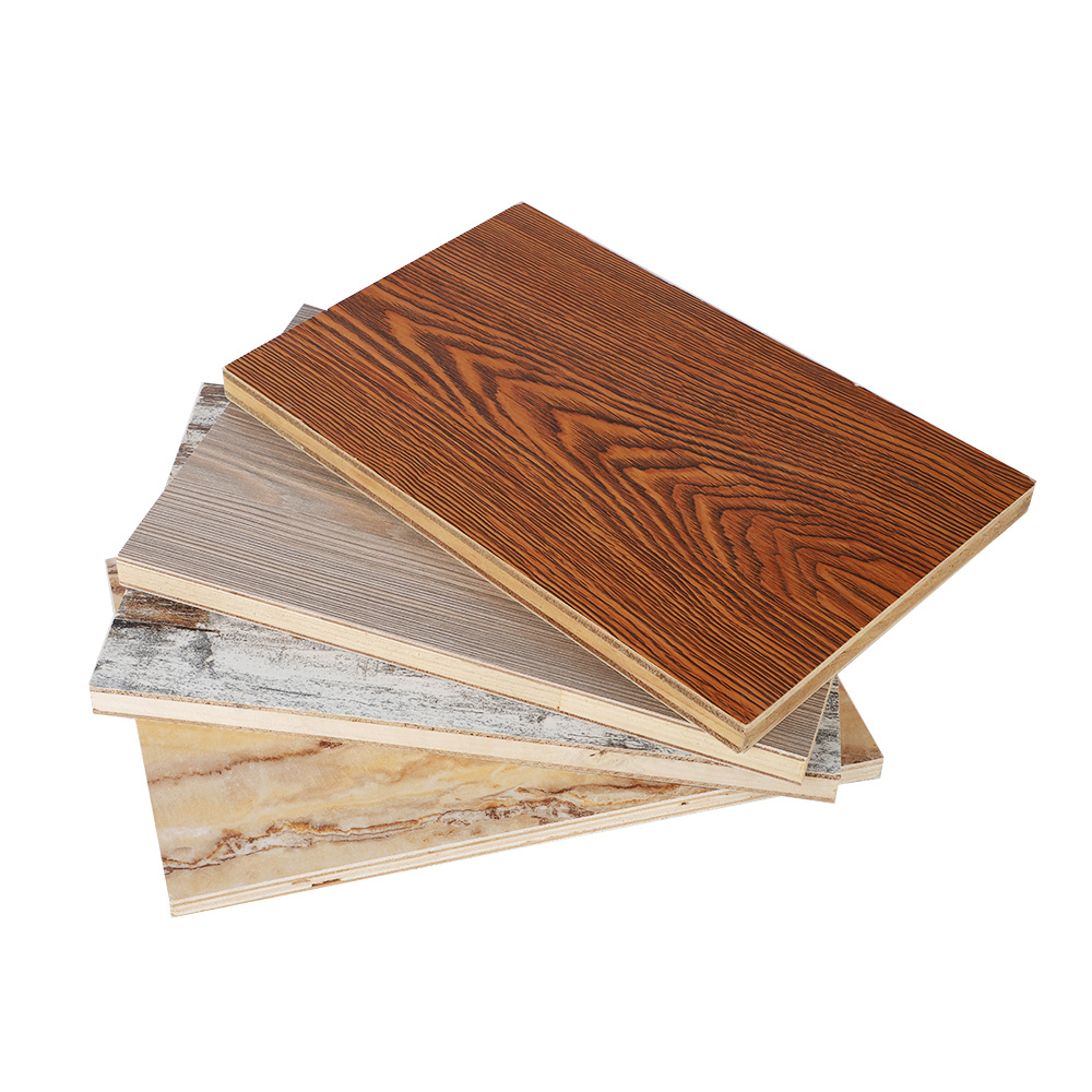 Poplar/Hardwood Core Melamine Paper Faced Plywood for Furniture