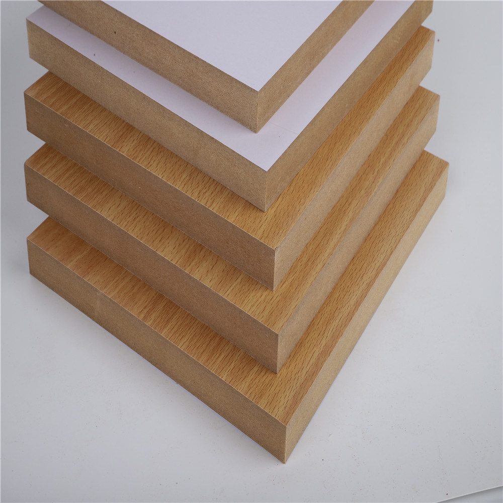 Colorful Melamine Paper Laminated UV Coated MDF Board for Kitchen Cabinet