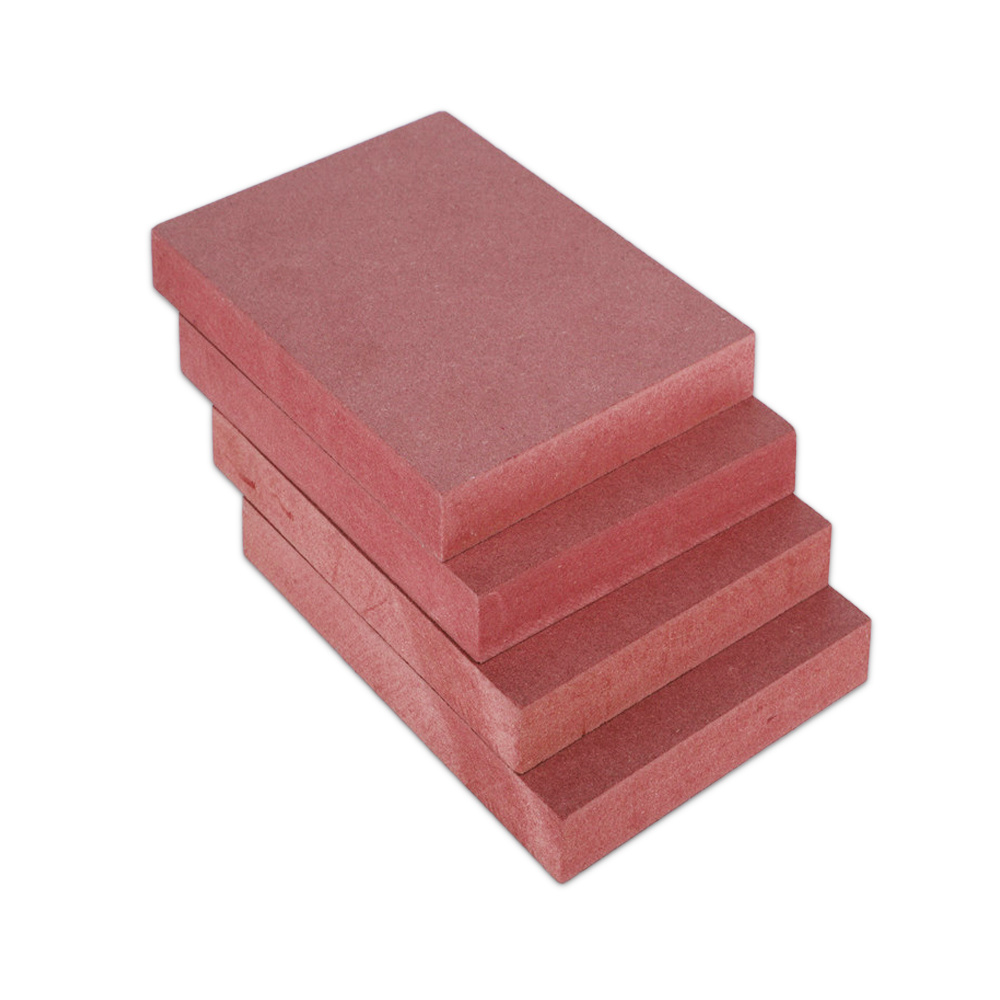 Fireproof MDF Board Red MDF Board Fire Resistance MDF for Kitchen Decoration
