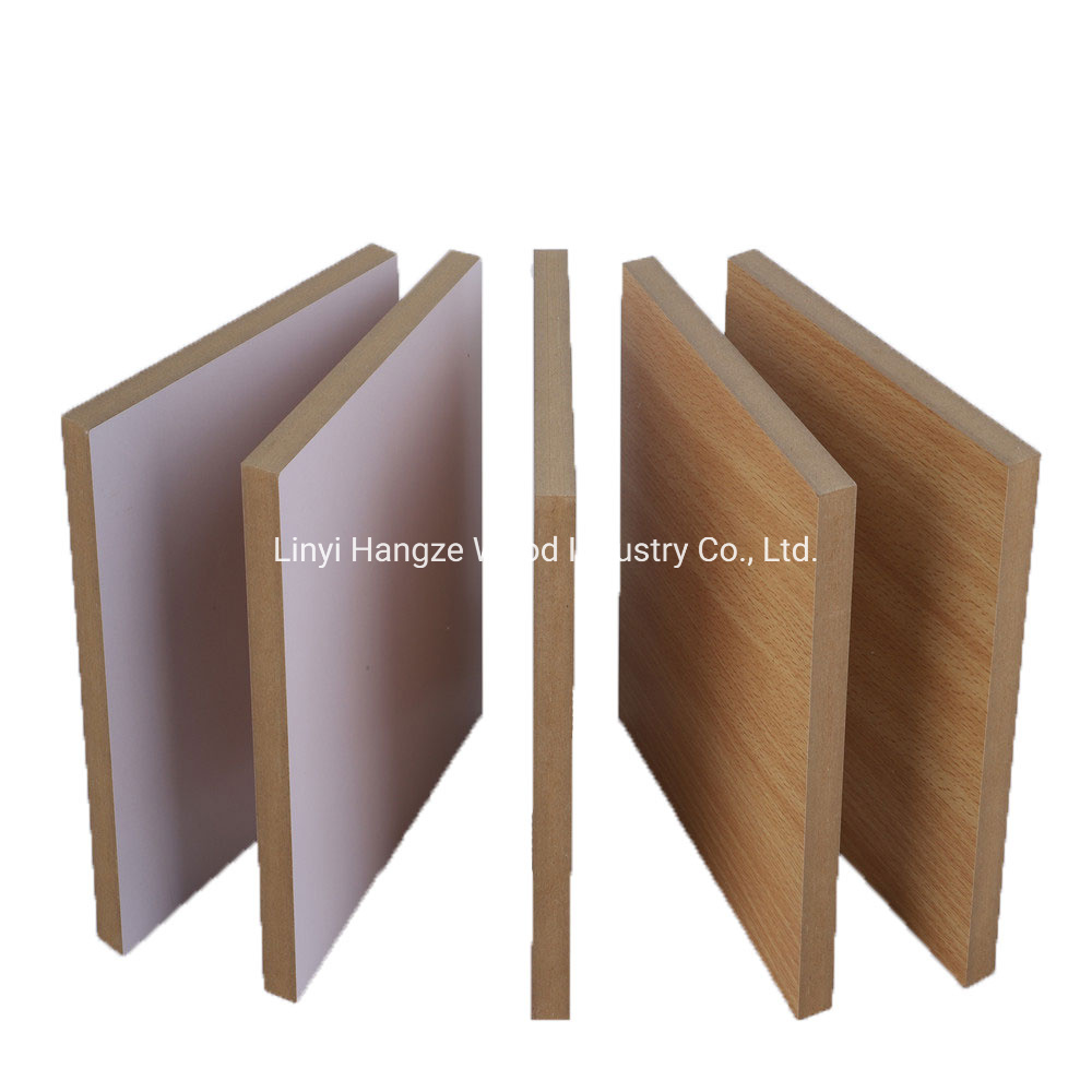 18mm Wood Grain Decorative Particle Manufacture Faced Laminated Melamine MDF Board