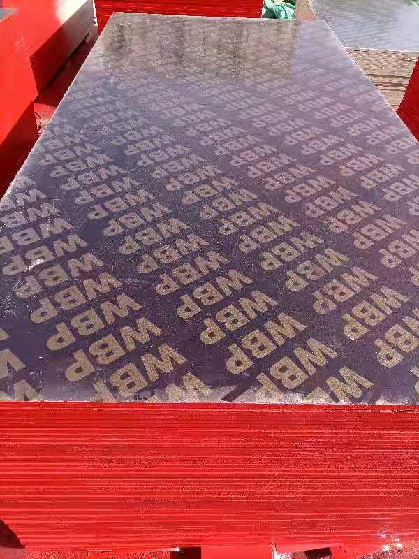 16mm 18mm Mr WBP Red Brown Black Film Faced Construction Plywood Panel for Building Formwork