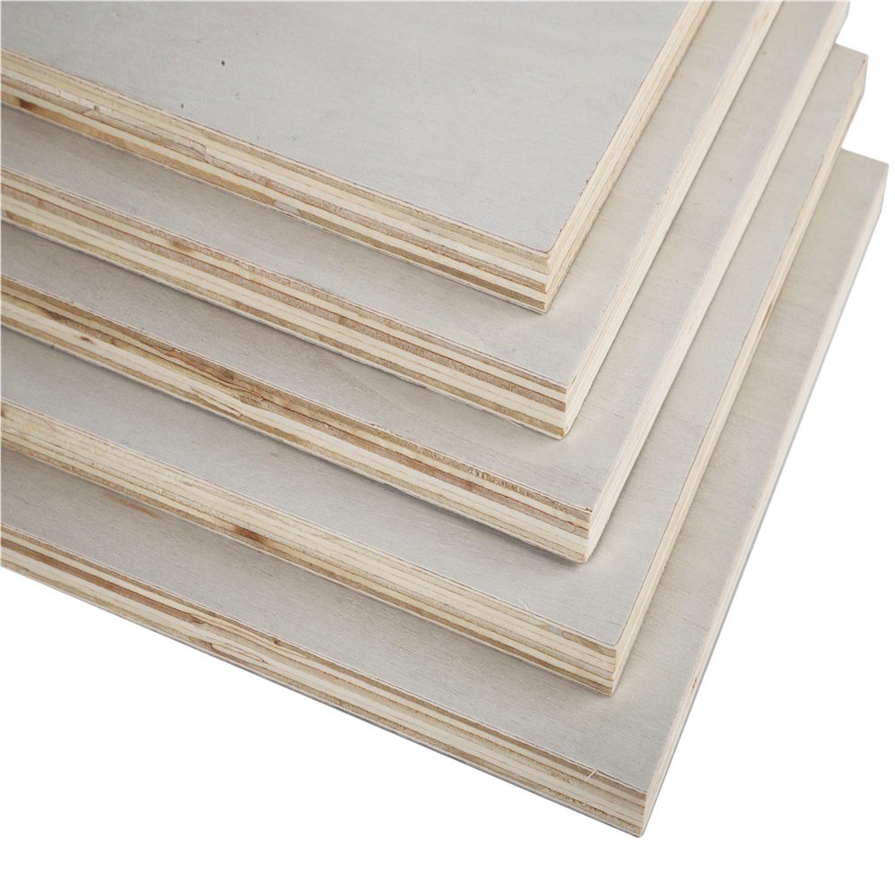 18mm Poplar Veneer Commercial Plywood for Furniture/Construction